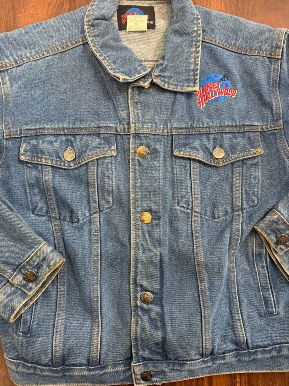 Planet Hollywood Orlando Vintage Blue Denim Jacket
